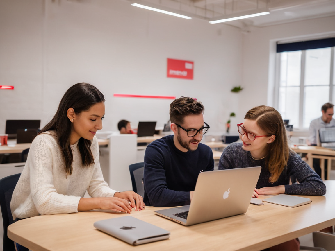 Wedoa Gründer und Produktteam bei der Entwicklung der Plattform