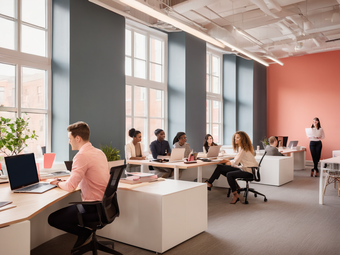 Das Wedoa Team in einem modernen Arbeitsumfeld